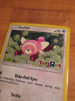 $6.99 • Buy SEALED Pokemon STUFFUL Card TOYS R US Promo SM BURNING SHADOWS Set 110/147 Holo