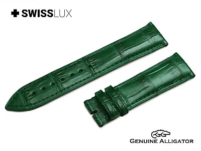 Alligator Crocodile Leather For LONGINES Watch GREEN Strap Band Buckle/Clasp HQ • £39