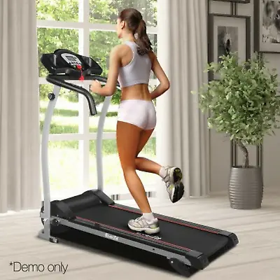 $416.45 • Buy New Motorized Treadmill Walking Fitness Exercise Machine Fold Away 3 Inclination
