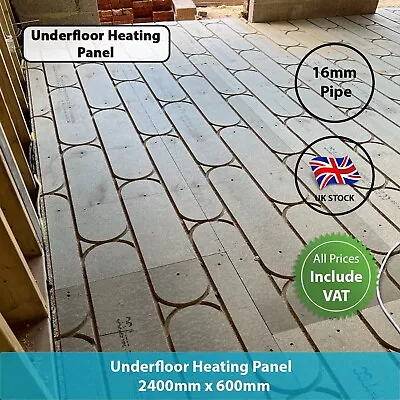 Pre Routed Underfloor Heating Chipboard Boards 22mm X 2400mm X 600mm 16mm Pipe • £35.99