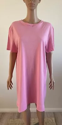 Bassike Pink Classic Vintage Mini Dress Size S • $39