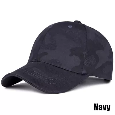 Men Women Military Army Camouflage Baseball Cap Tactical Snapback Hat Outdoor • £5.89