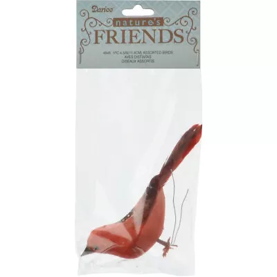 Darice Mushroom Bird 4.5 Inches Assorted Colors • $7.82