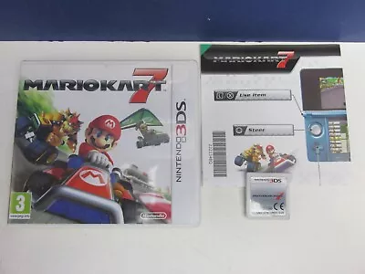 Nintendo 3DS MARIO KART 7 VIDEO GAME ORIGINAL Free Uk Post • £11.52