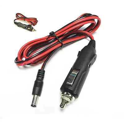 Car 12v DC5.5mm X 2.1mm Charger Power Plug Cable Lead 1m Length 1PC • £5.55