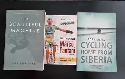 Cycling Books Beautiful Machine Death Of Marco Pantani Cycling Home From Siber • £8