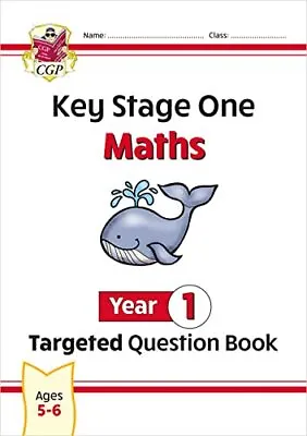 KS1 Maths Year 1 Targeted Question Book CGP Year 1 Maths • £6.89