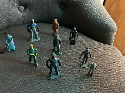 9 Vintage Barclay Lead Figures Lot • $45