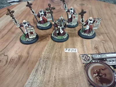 Warmachine Protectorate Of Menoth Choir Of Menoth Very Well Painted X5 FE113 • $65