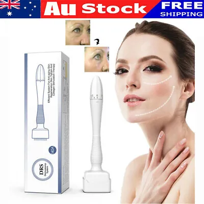 $15.96 • Buy DRS 140 Pins Stamp Microneedle Derma Roller Anti-Aging Therapy Adjustable New