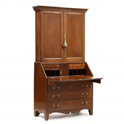 Grand Southern Mahogany Secretary Early 1800s. • $1356