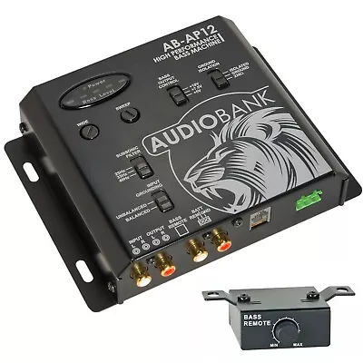 Audiobank AP12 Digital Machine Processor RECONSTRUCTION Bass Knob Car Epicenter • $38.99