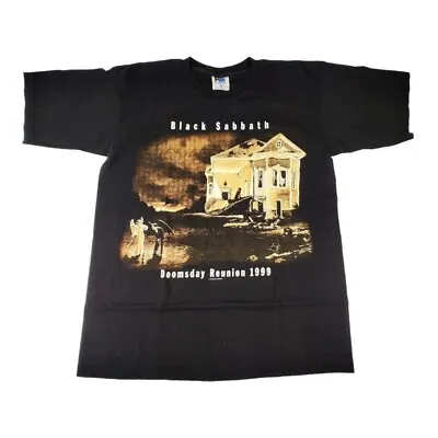 Vintage 1999 Black Sabbath Doomsday Reunion Tour T Shirt Size Large • $80