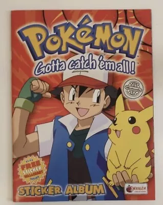 NEW 1999 Merlin Topps Pokemon Series 1 Sticker Album Empty…lot Of 10 Albums!! • $115