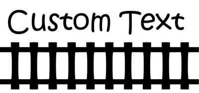 £3.99 • Buy Customisable Train Tracks Fun Kid's Decal Wall Sticker Nursery Décor - Railway