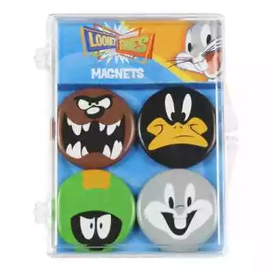 4pc The Coop Looney Tunes Bugs Bunny Taz Marvin The Martian Show Magnet Set NEW • $9.98