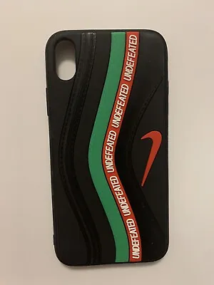 IPhone Xr Case - Rubber Undefeated Sneakers Dunks Red Green Nike Tick Streetwear • $22