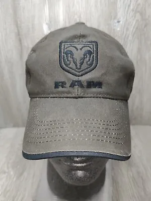 Dodge Ram Hat Men's Brown Wax Feel Adjustable OEM Dodge Branded Worn Look OSFA  • $18