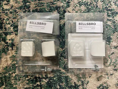 Ikea BILLSBRO Door Handles Fixing Pax Wardrobe Cupboard X 2  • £7.99