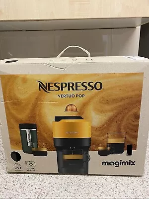Nespresso Vertuo Pop Capsule Coffee Machine Pod By Magimix Black • £42.99