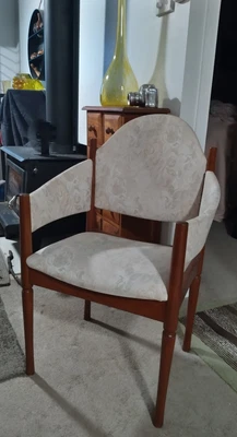 $399.99 • Buy Mid Century  Chiswell  Teak Set Of 6 Dining Chairs 2 R Carvers EXC Cond