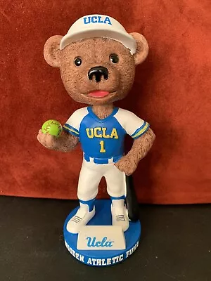 UCLA Wooden Athletic Fund  #1 Baseball Bobblehead Bear!! (loose) No Box. • $25