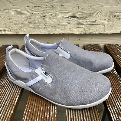 Xero Shoes Aptos Grey Men's Hemp Canvas Slip On Vegan Shoes Size 10 Barefoot • $55