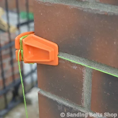 £19.99 • Buy Pack Of 12 Brickies Line Blocks  Plastic L Shaped Corner Blocks Brick Laying 