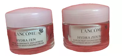 Lancome ANTI-STRESS Hydra Zen Day & Hydra Zen Night Creams -2 X 15ml - Brand New • £19.99