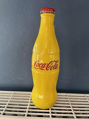 Coca Cola Selfridges Centenary Limited Edition Bottle Yellow Open Happiness 330 • £49.99