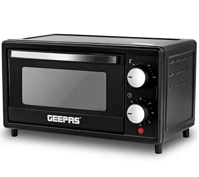 Geepas 9L Mini Oven Toaster Countertop Electric Cooker Grill Tabletop Oven • £39.99