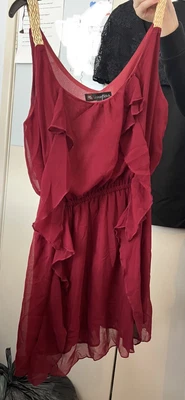 £2 • Buy Beautiful Urban Stitch Ladies Red Summer Dress Size S/M
