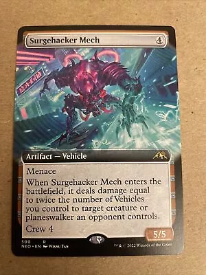 Surgehacker Mech (500) Extended Art Kamigawa: Neon Dynasty X1 1x NEO MTG Magic • $1.99