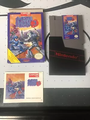 Nintendo Nes Mega Man 3 Cib  • $50