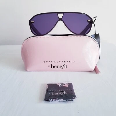 $65 • Buy Authentic - Quay - Women's - Aviator Style - Sunglasses - Stay Afloat  Brand New