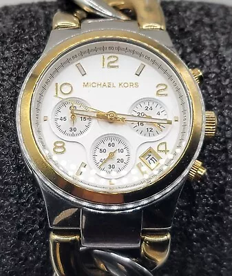 MICHAEL KORS Women's  Runway Twist  Watch MK-3199 ...  Works Great! • $29.99