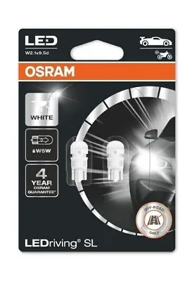 W5W LEDriving 6000 12V 2St OSRAM T10 12V/5W 2825DWP W2.1x9.5d Front Bulbs • $16.12