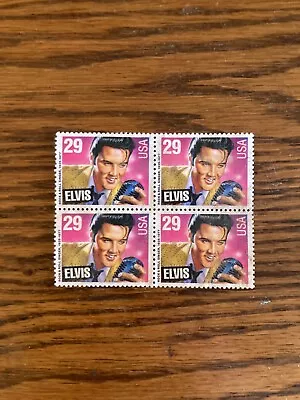 Elvis Presley 29 Cent Stamp Sheet Of Four USA • $5