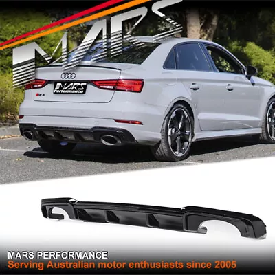 Rs3 Style Diffuser For Audi A3 8v Sedan Convertible Update 17-19 S3 & S-line Bar • $299.99