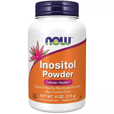 NOW Foods Inositol Powder 4oz Cellular Health Vitamin B Lipid Metabolsim • £16.95