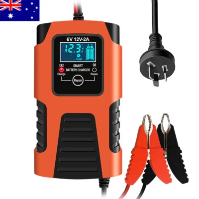 6V 12V Battery Charger Maintainer Trickle For Car Motorcycle Lawn Mower Repair • $25.99