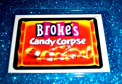 2012 Wacky Packages  BROKE'S CANDY CORPSE  Halloween Postcards Bonus Card TS17. • $54.99