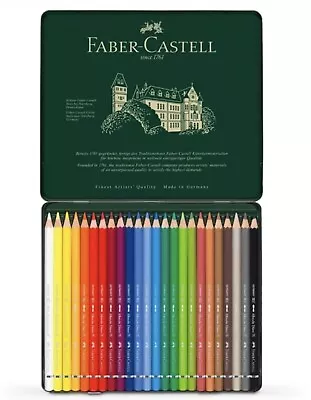 Faber-Castell Watercolour Pencils - Pack Of 24 In Tin • £29