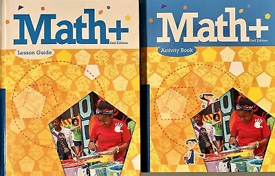 Math+ Student Activity Book + Teacher’s Edition - K12 Curriculum - • $24.95