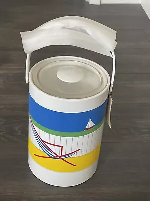 $49 • Buy Georges Briard Vintage Retro Ice Bucket Sailing MCM Sail Boats Nautical 11” X 7”