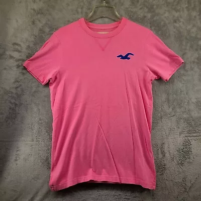 Mens Hollister Size M Round Neck T Shirt Pink • $9.99