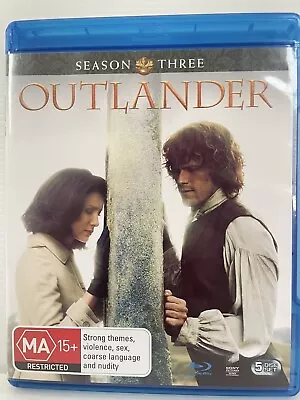 Outlander : Season 3 Three (Blu-ray 2016 5 Disc) Region ABC Free Postage • $22