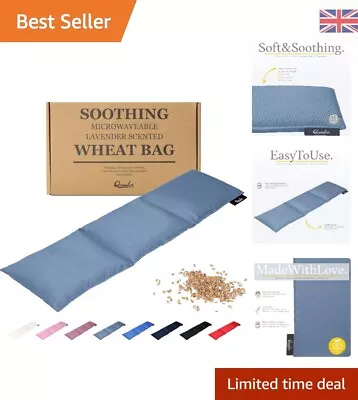 Large Microwavable Wheat Bag For Pain Relief - Lavender Scented - Neck Warmer... • £14.99