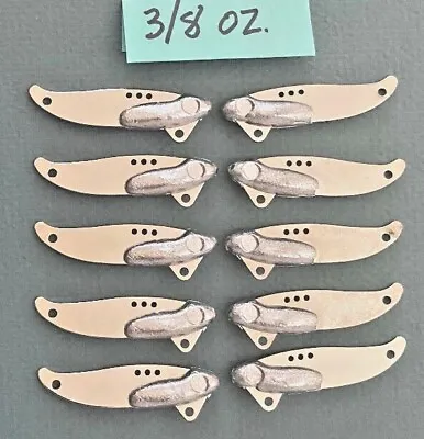 Lot Of 10 Vibrating Blade Bait 3/8oz. Nickel Plated • $18.50