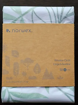 Norwex Window Cloth Microfiber With BacLock - Palm - 17.72″ × 17.72″ - New! • $15.80